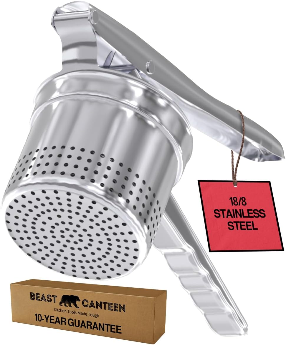 Potato Ricer for Perfect Mashed Potatoes - 18/8 Stainless Steel