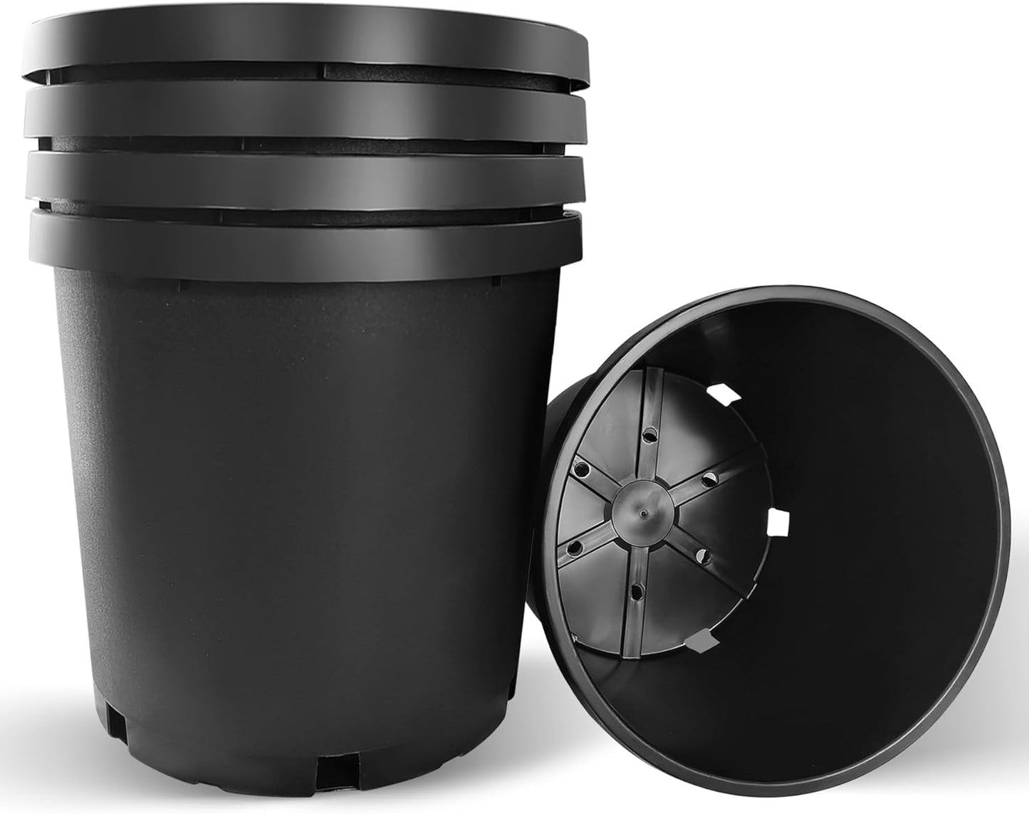 20 Gallon Nursery Pots by Fsehyue - Durable Plastic Containers