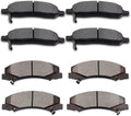 cci yu D1159 D1172 Ceramic Brake Pads Kit - Quiet, Durable Stopping