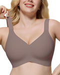 HORISUN Bras for Women No Underwire Wireless Full Coverage Push Up Bra