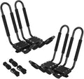 Kayak Roof Rack J-Bar Carrier 2 Pairs for Cars - Holds 2 Kayaks