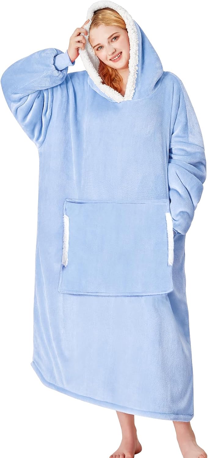 Yescool Wearable Blanket Hoodie for Cozy Warmth and Comfort