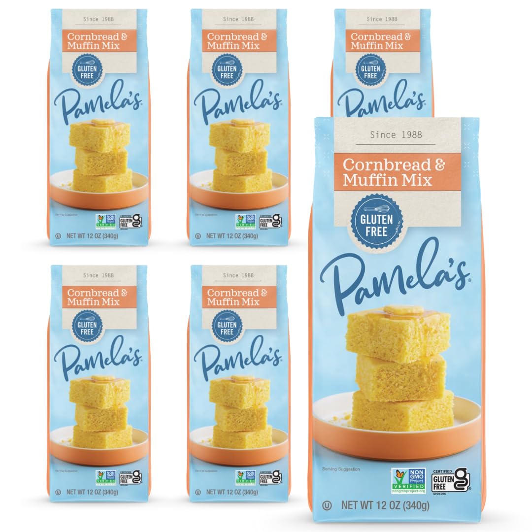 Pamela's Gluten Free Cornbread & Muffin Mix for Delicious Baking