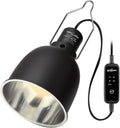 REPTI ZOO Reptile Light Fixture with Timer - Deep Dome Lamp