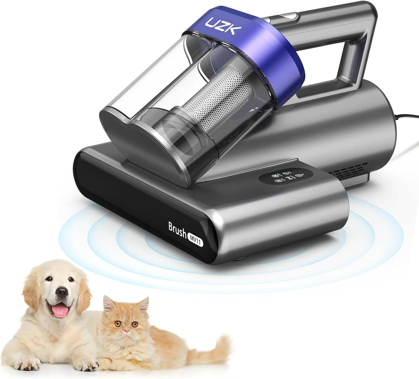 Powerful Mattress Vacuum Cleaner with UV-C Light and Heat