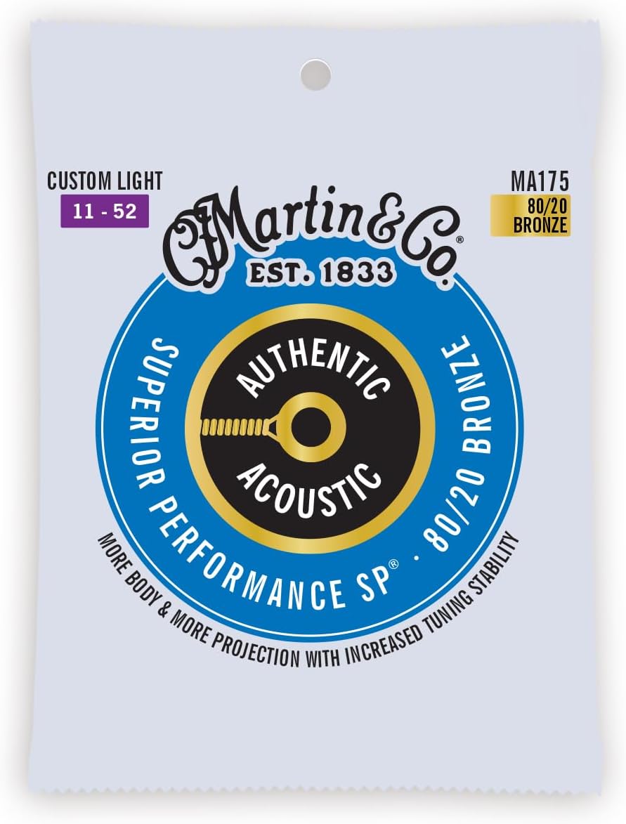 Martin Custom Light Guitar Strings for Superior Performance