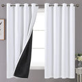 Blackout Curtains 52 x 63 in 2 Panels - Full Light Blocking