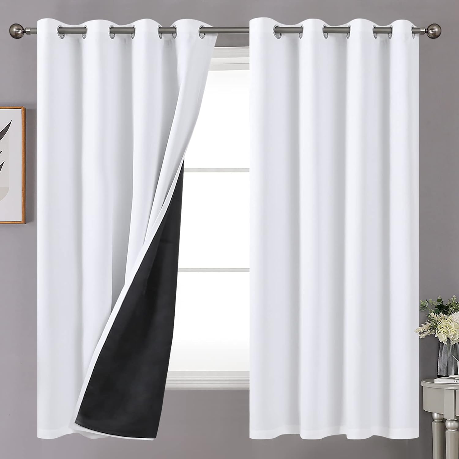 YoungsTex Insulated Blackout Curtains for Full Light Blocking