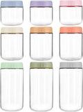 Overnight Oats Containers with Lids - Wide Mouth Glass Jars for Meal