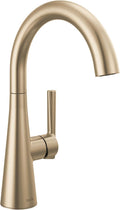 Delta Modern Brushed Gold Single Hole Bar Sink Faucet - Durable Design