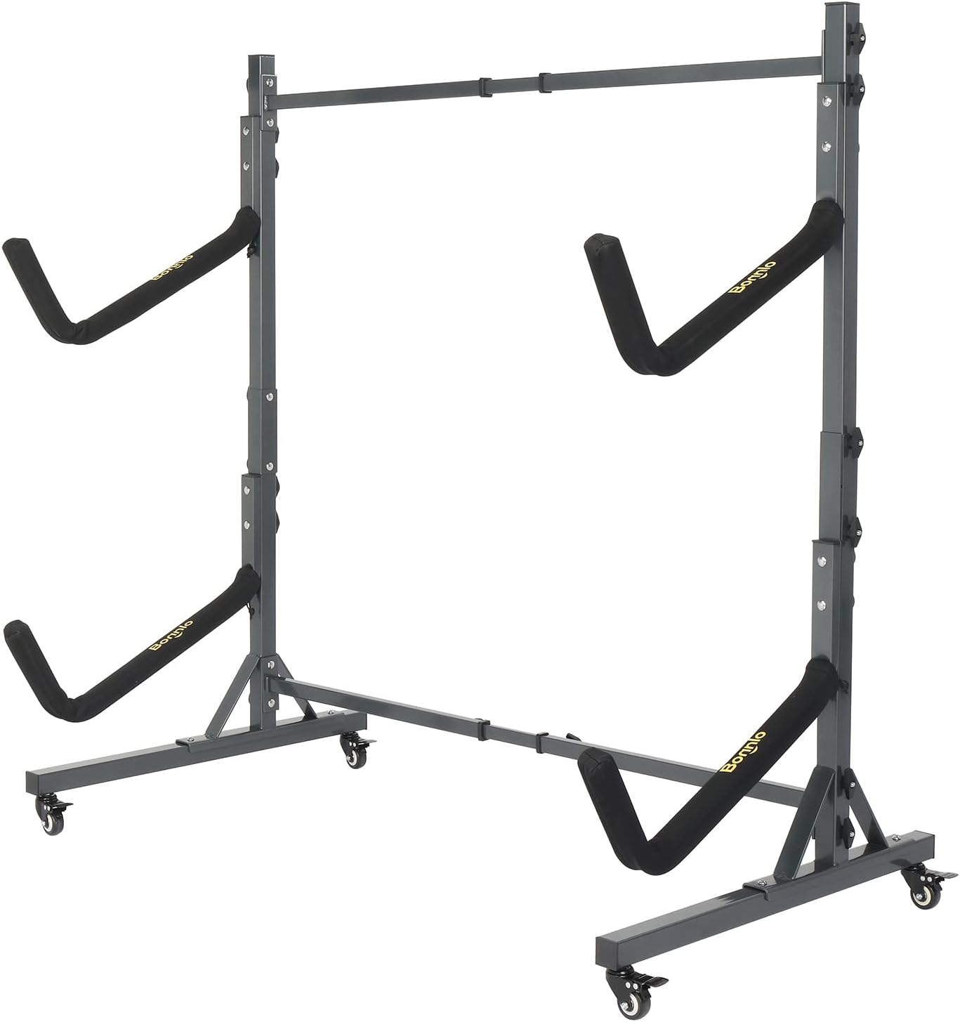 Bonnlo Kayak Stand Freestanding Storage Rack for Indoor Outdoor