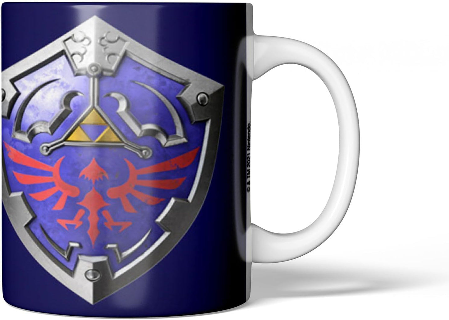 Legend of Zelda Shield Mug - 11 oz Ceramic Coffee Cup
