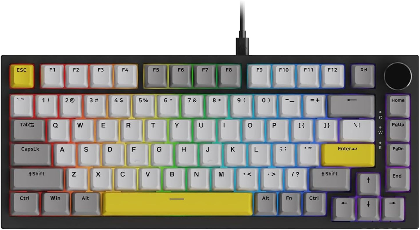 AJAZZ AK820 75% Wired RGB Gasket Mechanical Keyboard Review