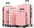 AnyZip Luggage Sets 4 Piece Hardshell Suitcase Set for Travel