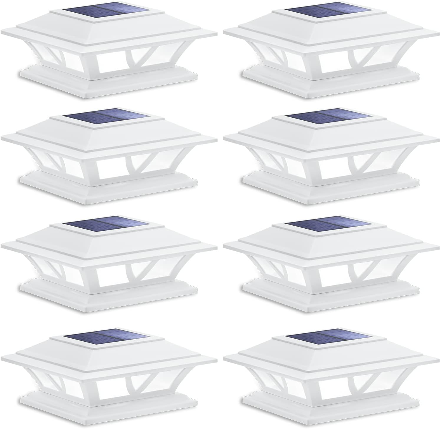 SIEDiNLAR Solar Post Lights Outdoor for 4x4 5x5 6x6 Posts