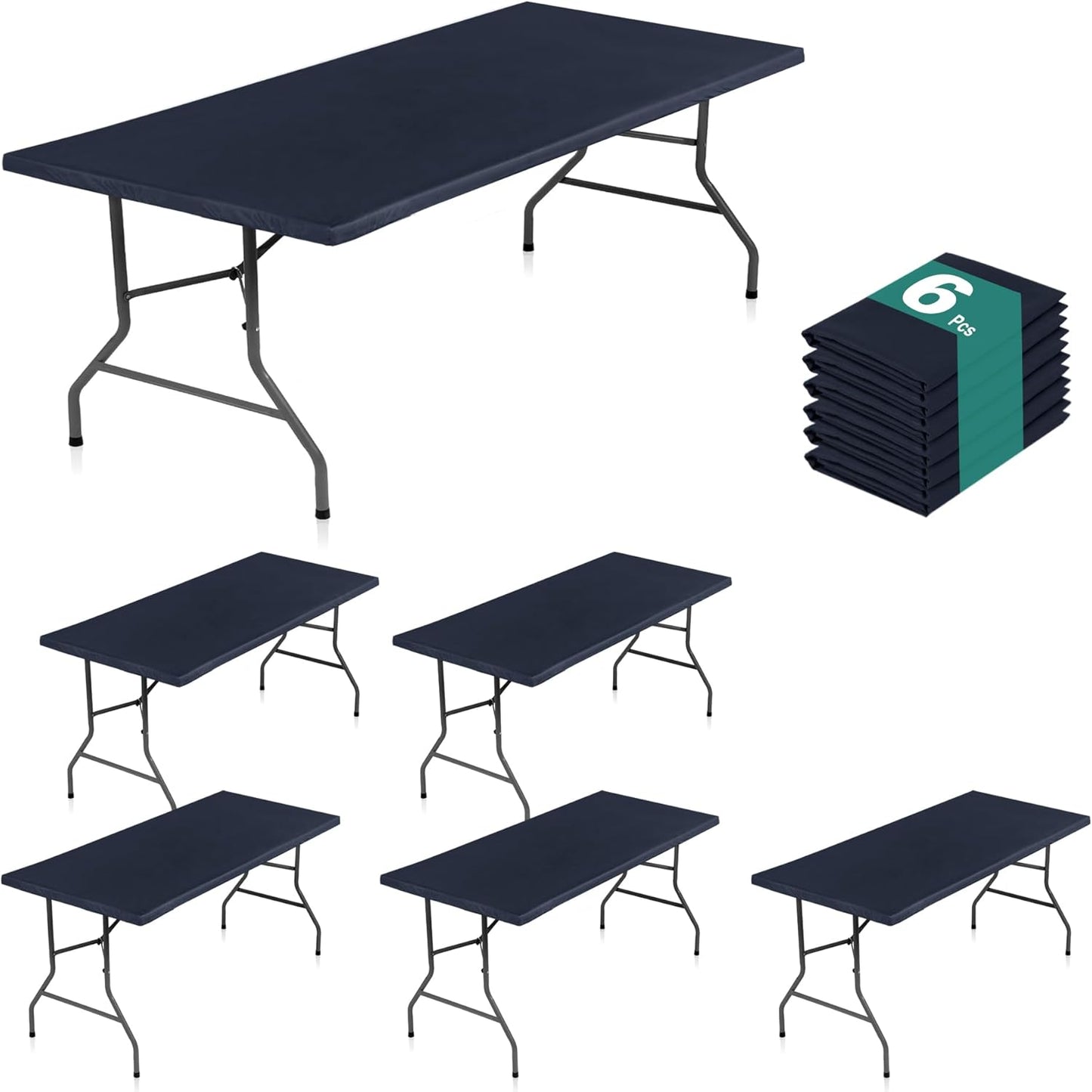 Waterproof Vinyl Tablecloths with Flannel Backing for Events