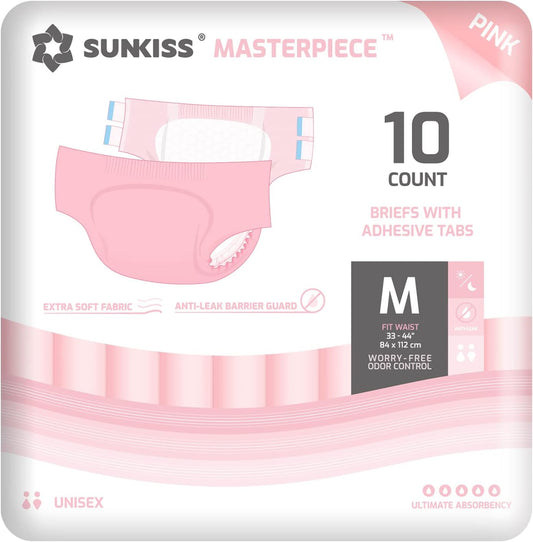SUNKISS Odor Control Adult Diapers for Women & Men