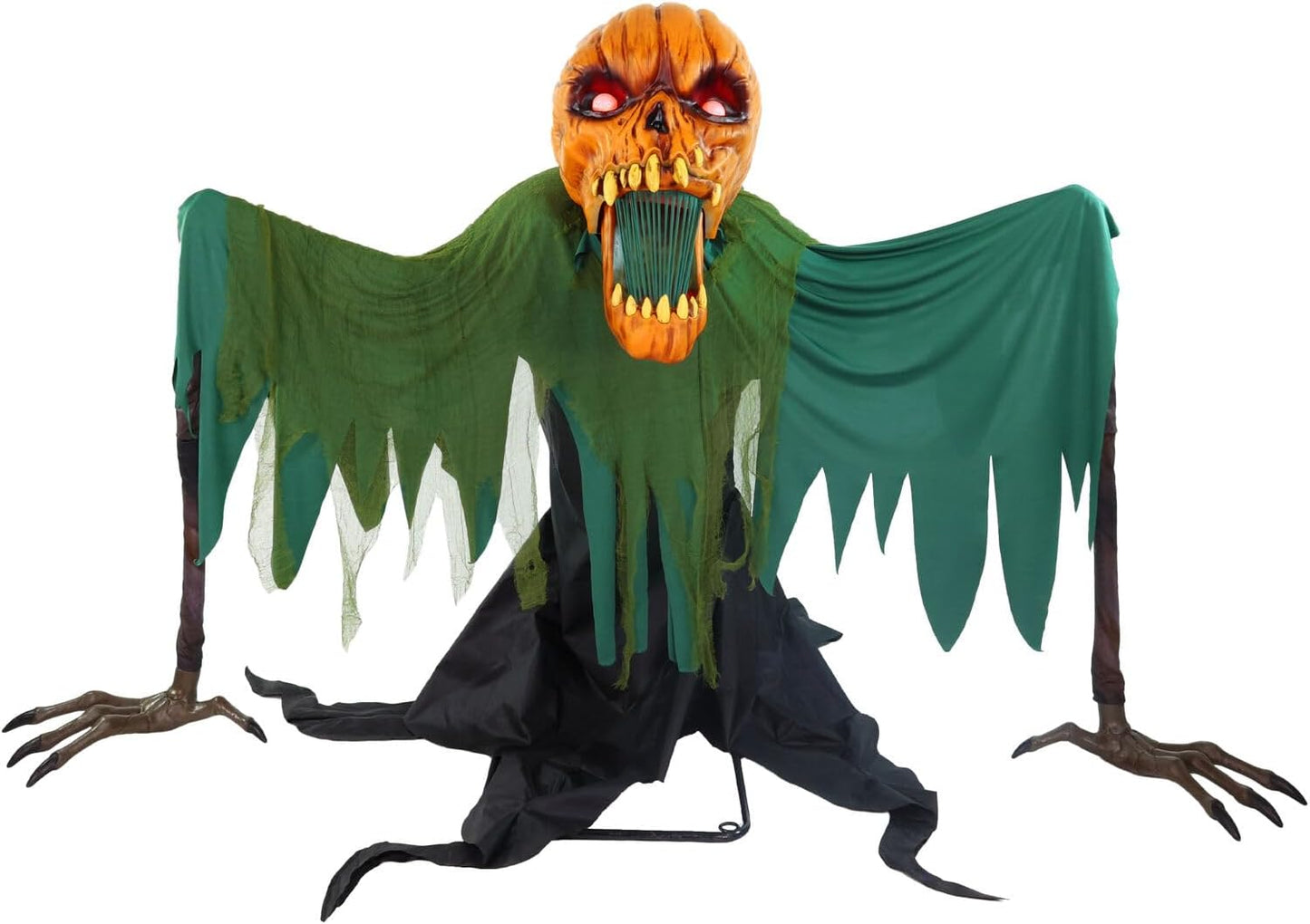 Haunted Hill Farm 7.3-Ft Jack Halloween Animatronic Decoration