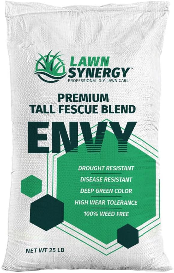 Envy Turf Type Tall Fescue Grass Seed - 25lbs for Lush Lawns