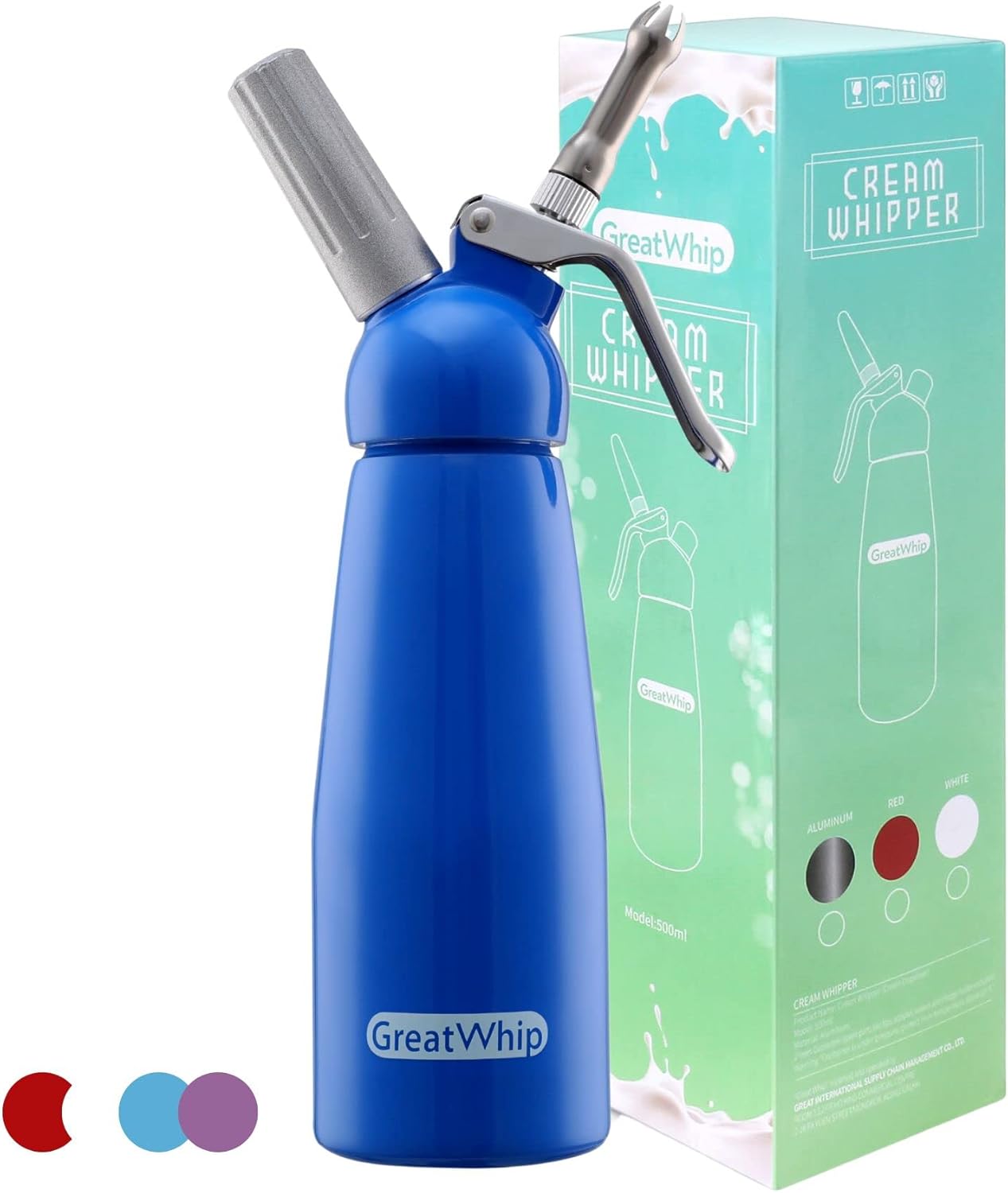 Durable Aluminum Cream Whipper Set