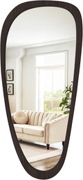WallBeyond Asymmetrical Mirror for Modern Home Decor 48in H x 22in W