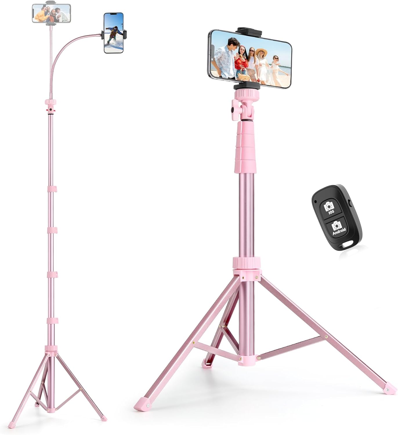 SENSYNE 88in Phone Tripod with Wireless Remote for Perfect Shots