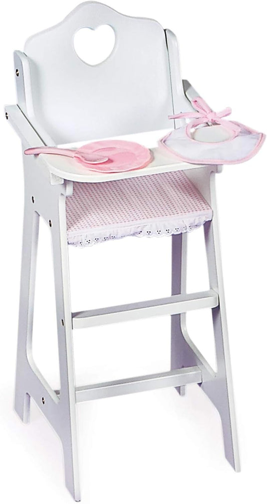 Personalize Pretend Play with Badger Basket High Chair