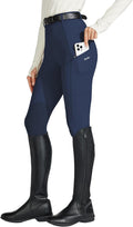 Women's Horse Riding Pants Knee-Patch Equestrian Breeches