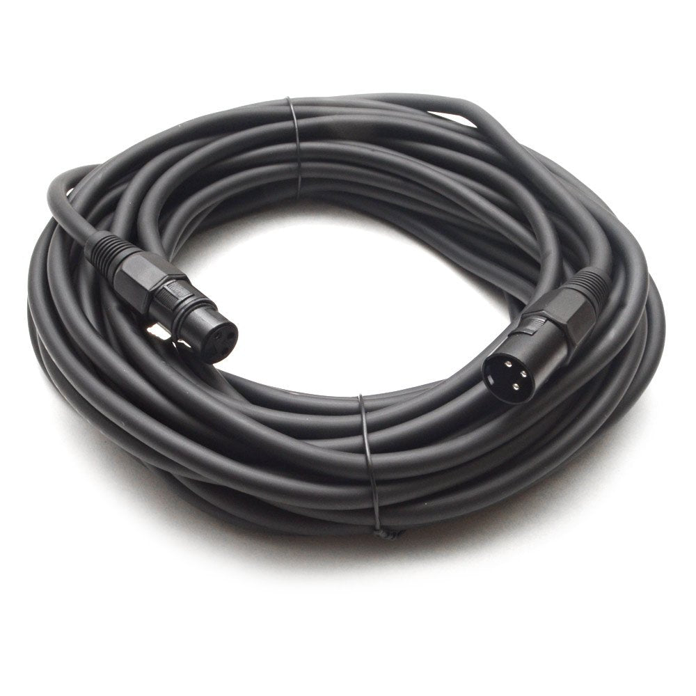 50 Foot XLR Microphone Cable for DJ and PA Use - Seismic Audio