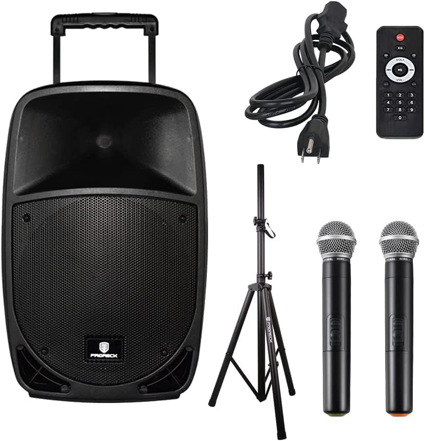 PRORECK Freedom 12 Portable Wireless 12-Inch DJ Speaker System