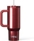 30 oz Road Trip Tumbler Black Cherry Metallic - Ceramic-Lined Travel