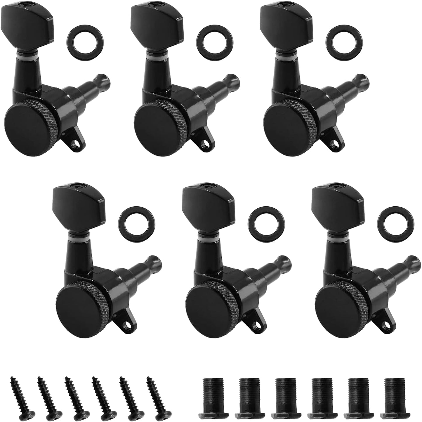 Upgrade Your Guitar with Black Locking Tuners Set by LifCratms