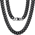 ChainsPro Men Chunky Miami Cuban Chain Necklace - Durable Gold