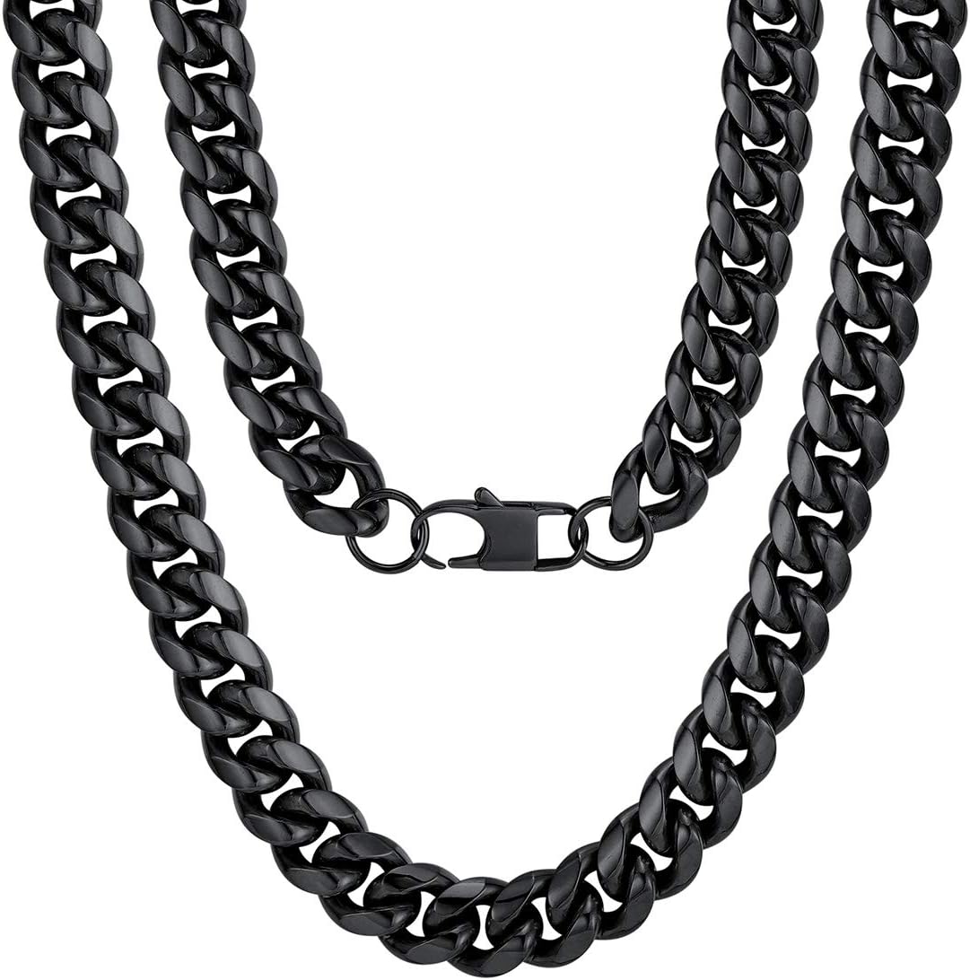 ChainsPro Men Chunky Miami Cuban Chain Necklace for Stylish Look