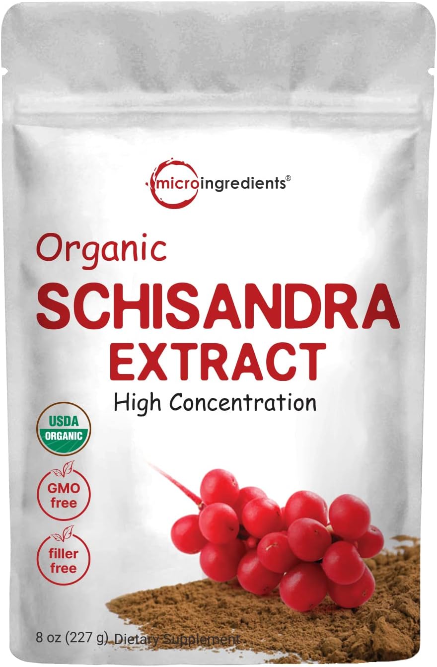 Pure Organic Schisandra Extract Powder - Detox & Cognitive Boost