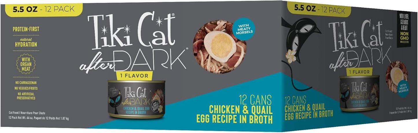 Tiki Cat After Dark High-Protein Wet Cat Food for Adult Cats