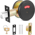 Tandefio Deadbolt with Occupancy Indicator - Commercial Restroom Lock