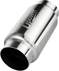 UPOWER 3 Inch Inlet Outlet Exhaust Resonator Muffler for Performance