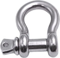 MarineNow 1 Inch Stainless Steel Bow Shackle for Towing