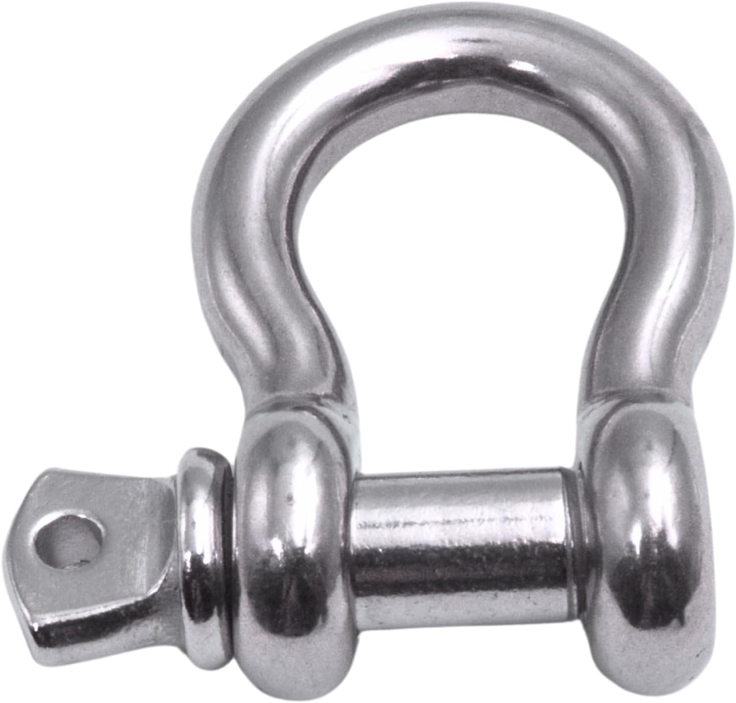 MarineNow 1 Inch Stainless Steel Bow Shackle for Towing