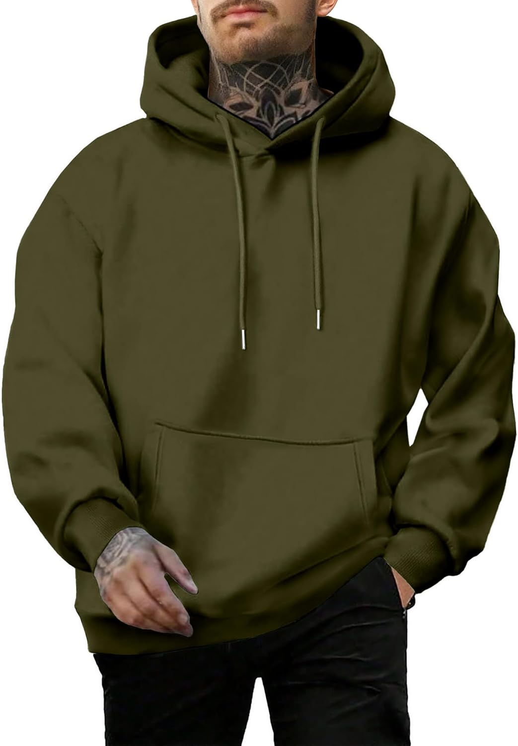 Premium Casual Cotton Essentials Hoodie for Men by PLEPAN