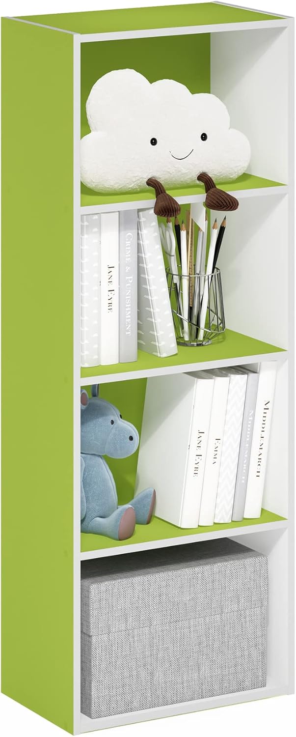 Furinno Luder 4-Tier Bookcase for Stylish Storage Solutions