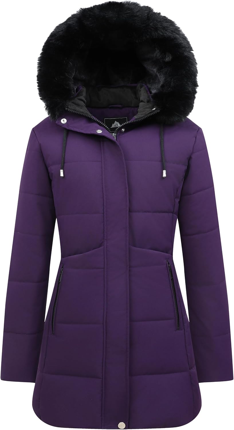 MOERDENG Women's Winter Puffer Coat: Warmth and Style Combined