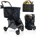 Personal Luxury Folding Shopping Cart On Premium Wheels - Ultra