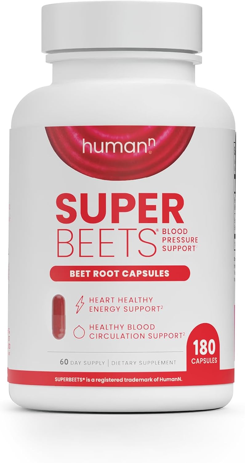 SuperBeets Beet Root Capsules for Heart Health and Energy