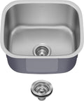 Kraus 19 3/4 Inch Stainless Steel Kitchen Sink for Durability