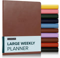 Harbor Large Weekly Monthly Planner Cambridge Cognac - 9.75 x 7.5 in