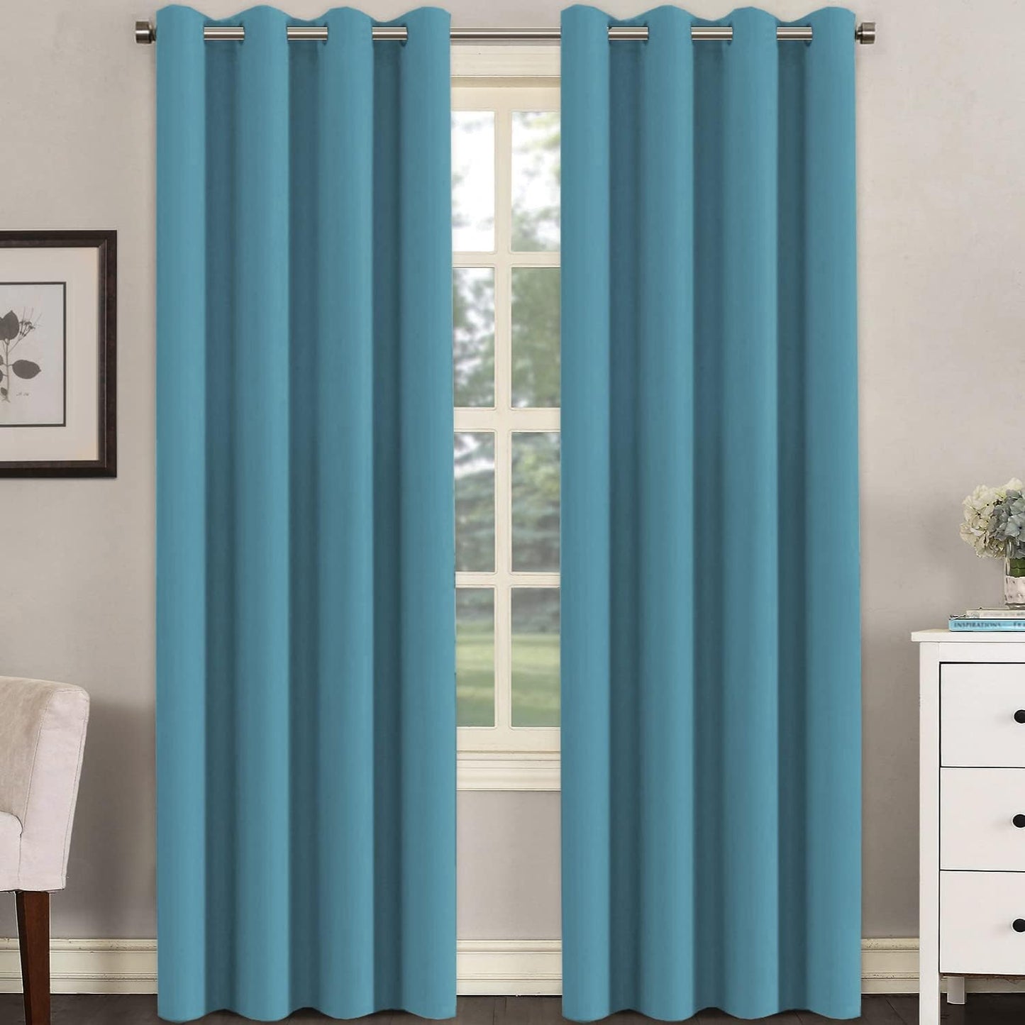 H.VERSAILTEX Blackout Curtains for Bedroom and Living Room