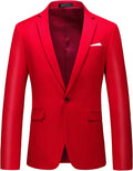Mens Blazer Slim Fit Sport Coat for Men - 26 Color Suit Jacket
