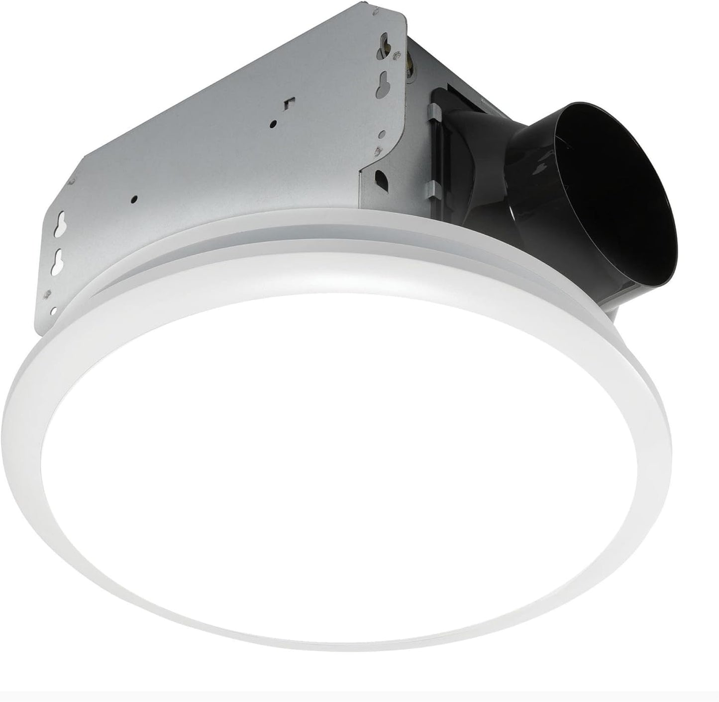 Homewerks 7141-110 Bathroom Fan with Integrated LED Light